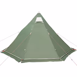 vidaXL Camping Tent Tipi 5-Person Patio Lightweight Tent Dome Tent Waterproof - green - Additional view 8
