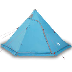 vidaXL Camping Tent Tipi 5-Person Patio Lightweight Tent Dome Tent Waterproof - blue