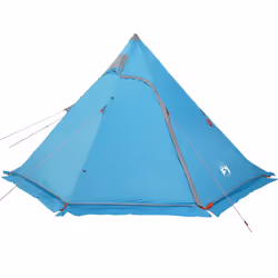 vidaXL Camping Tent Tipi 5-Person Patio Lightweight Tent Dome Tent Waterproof - blue