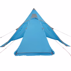 vidaXL Camping Tent Tipi 5-Person Patio Lightweight Tent Dome Tent Waterproof - blue - Additional view 5