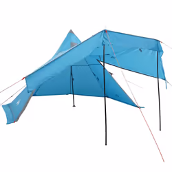 vidaXL Camping Tent Tipi 5-Person Patio Lightweight Tent Dome Tent Waterproof - blue - Additional view 6
