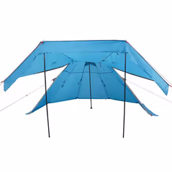 vidaXL Camping Tent Tipi 5-Person Patio Lightweight Tent Dome Tent Waterproof - blue - Additional view 7