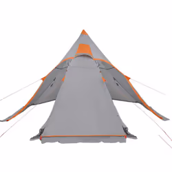 vidaXL Camping Tent Tipi 5-Person Patio Lightweight Tent Dome Tent Waterproof - grey - Additional view 5