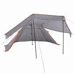 vidaXL Camping Tent Tipi 5-Person Patio Lightweight Tent Dome Tent Waterproof - grey - Additional view 6