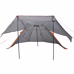 vidaXL Camping Tent Tipi 5-Person Patio Lightweight Tent Dome Tent Waterproof - grey - Additional view 7