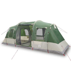 vidaXL Family Tent Tunnel 6-Person Camping Tent Lightweight Tent Waterproof - green