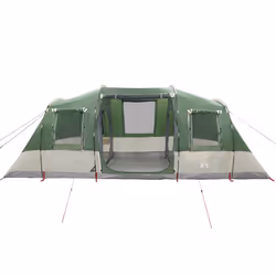 vidaXL Family Tent Tunnel 6-Person Camping Tent Lightweight Tent Waterproof - green - Additional view 5