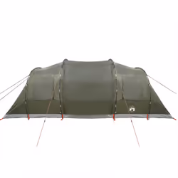 vidaXL Family Tent Tunnel 6-Person Camping Tent Lightweight Tent Waterproof - olive green - Additional view 6