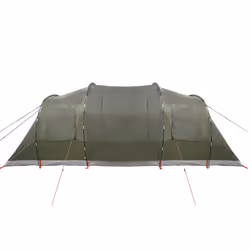 vidaXL Family Tent Tunnel 6-Person Camping Tent Lightweight Tent Waterproof - olive green - Additional view 8