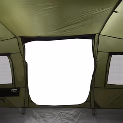 vidaXL Family Tent Tunnel 6-Person Camping Tent Lightweight Tent Waterproof - olive green - Additional view 9