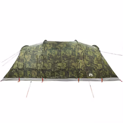 vidaXL Family Tent Tunnel 6-Person Camping Tent Lightweight Tent Waterproof - camouflage - Additional view 6