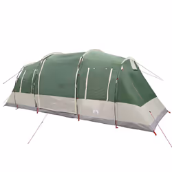 vidaXL Family Tent Tunnel 6-Person Camping Tent Lightweight Tent Waterproof - green