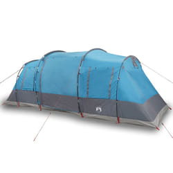 vidaXL Family Tent Tunnel 6-Person Camping Tent Lightweight Tent Waterproof - blue