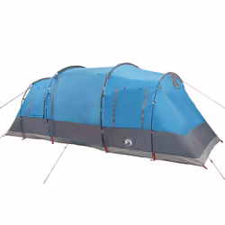 vidaXL Family Tent Tunnel 6-Person Camping Tent Lightweight Tent Waterproof - blue