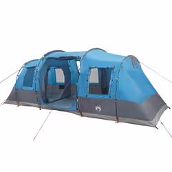 vidaXL Family Tent Tunnel 6-Person Camping Tent Lightweight Tent Waterproof - blue - Additional view 4