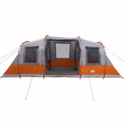 vidaXL Family Tent Tunnel 6-Person Camping Tent Lightweight Tent Waterproof - grey - Additional view 5