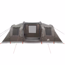 vidaXL Family Tent Tunnel 6-Person Camping Tent Lightweight Tent Waterproof - brown - Additional view 5