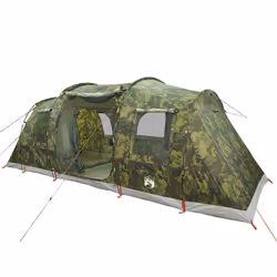 vidaXL Family Tent Tunnel 6-Person Camping Tent Lightweight Tent Waterproof - camouflage - Additional view 4