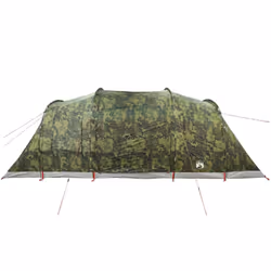 vidaXL Family Tent Tunnel 6-Person Camping Tent Lightweight Tent Waterproof - camouflage - Additional view 6