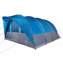 vidaXL Camping Tent Tunnel 5-Person Lightweight Tent Beach Tent Waterproof - blue - Additional view 4