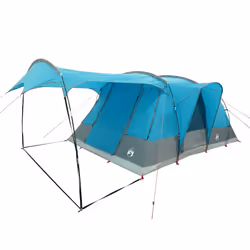 vidaXL Camping Tent Tunnel 5-Person Waterproof Lightweight Tent Dome Tent - blue - Additional view 4