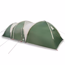 vidaXL Family Tent Dome 8-Person Waterproof Camping Tent Lightweight Tent - green