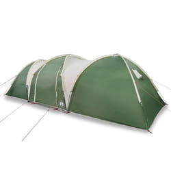 vidaXL Family Tent Dome 8-Person Waterproof Camping Tent Lightweight Tent - green
