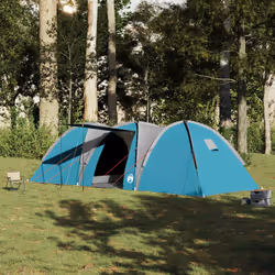 vidaXL Family Tent Dome 8-Person Waterproof Camping Tent Lightweight Tent - blue