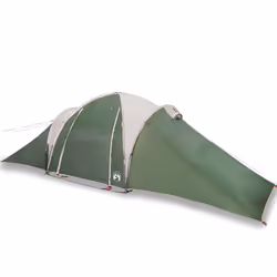 vidaXL Family Tent Dome 6-Person Waterproof Camping Tent Lightweight Tent - green