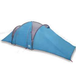 vidaXL Family Tent Dome 6-Person Waterproof Camping Tent Lightweight Tent - blue