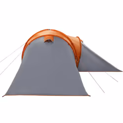 vidaXL Family Tent Dome 6-Person Waterproof Camping Tent Lightweight Tent - grey and orange - Additional view 7