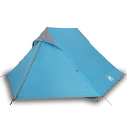 vidaXL Camping Tent 2-Person Lightweight Tent Dome Tent Fabric Waterproof - blue