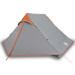 vidaXL Camping Tent 2-Person Lightweight Tent Dome Tent Fabric Waterproof - grey