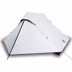 vidaXL Camping Tent 2-Person Lightweight Tent Dome Tent Fabric Waterproof - white