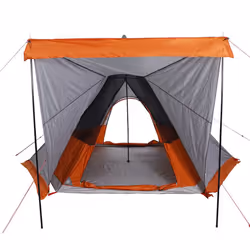 vidaXL Family Tent Tipi 6-Person Camping Lightweight Tent Dome Tent Waterproof - grey - Additional view 4