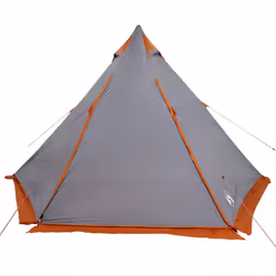 vidaXL Family Tent Tipi 6-Person Camping Lightweight Tent Dome Tent Waterproof - grey - Additional view 5