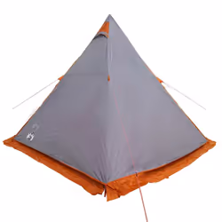 vidaXL Family Tent Tipi 6-Person Camping Lightweight Tent Dome Tent Waterproof - grey - Additional view 6
