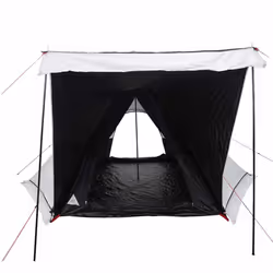 vidaXL Family Tent Tipi 6-Person Camping Lightweight Tent Dome Tent Waterproof - white - Additional view 4