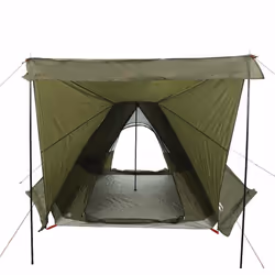 vidaXL Family Tent Tipi 6-Person Camping Lightweight Tent Dome Tent Waterproof - olive green - Additional view 4
