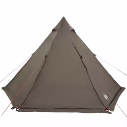 vidaXL Family Tent Tipi 6-Person Camping Lightweight Tent Dome Tent Waterproof - brown - Additional view 5