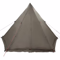 vidaXL Family Tent Tipi 6-Person Camping Lightweight Tent Dome Tent Waterproof - brown - Additional view 8