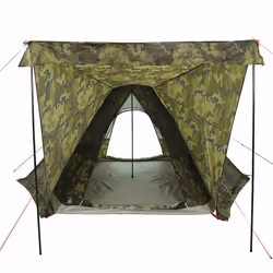 vidaXL Family Tent Tipi 6-Person Camping Lightweight Tent Dome Tent Waterproof - camouflage - Additional view 4