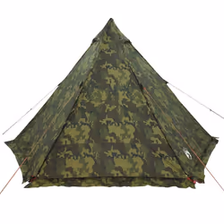 vidaXL Family Tent Tipi 6-Person Camping Lightweight Tent Dome Tent Waterproof - camouflage - Additional view 5