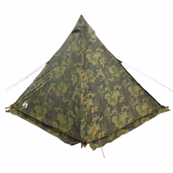 vidaXL Family Tent Tipi 6-Person Camping Lightweight Tent Dome Tent Waterproof - camouflage - Additional view 6