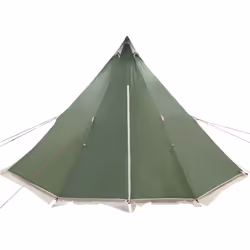 vidaXL Family Tent Tipi 6-Person Camping Lightweight Tent Dome Tent Waterproof - green - Additional view 4