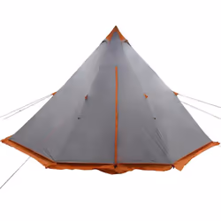 vidaXL Family Tent Tipi 6-Person Camping Lightweight Tent Dome Tent Waterproof - grey - Additional view 4