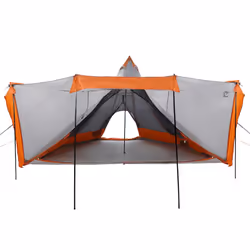 vidaXL Family Tent Tipi 6-Person Camping Lightweight Tent Dome Tent Waterproof - grey - Additional view 5