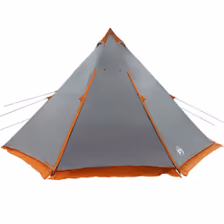 vidaXL Family Tent Tipi 6-Person Camping Lightweight Tent Dome Tent Waterproof - grey - Additional view 6