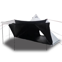 vidaXL Family Tent Tipi 6-Person Camping Lightweight Tent Dome Tent Waterproof - white
