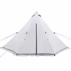vidaXL Family Tent Tipi 6-Person Camping Lightweight Tent Dome Tent Waterproof - white - Additional view 4